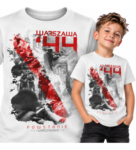koszulka dziecięca Patriotyczna WARSZAWA 44